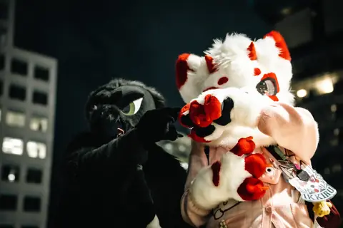 Paw to the lens after dark, photo by Beefshanks